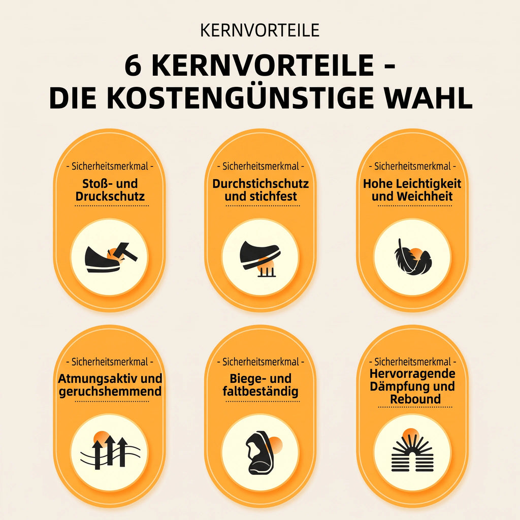 Sicherheitsschuhe mit Stahlkappe