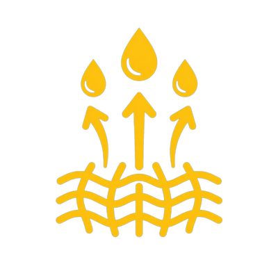 Feuchtigkeitsableitend